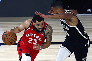 NBA季後賽第一輪猛龍150-122籃網 伊巴卡砍下了27分15籃板