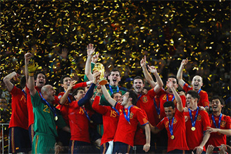 2010南非世界杯冠軍：西班牙