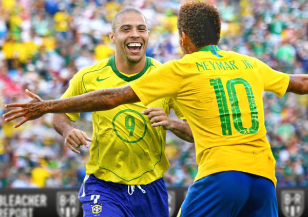 內馬爾超越外星人羅納爾多位列巴西國家隊射手榜第二 僅次於貝利