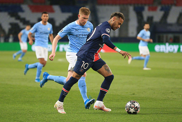 欧冠半决赛次回合曼城vs巴黎圣日耳曼-XI全网