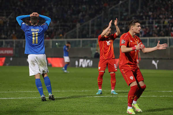恥辱！意大利無緣2022卡塔爾世界杯