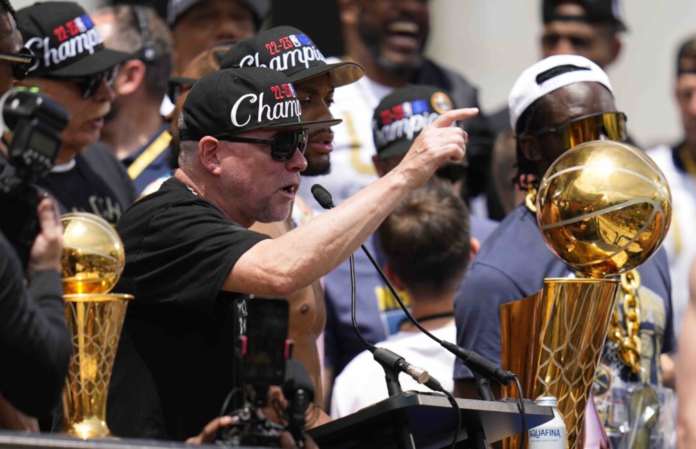 掘金主教練馬龍揚言目標蟬聯NBA總冠軍